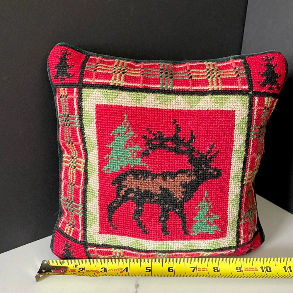 Vintage plaid elk
